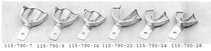Impression Trays, Set of 6
